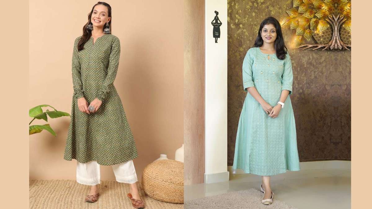 A-line designer kurtis
